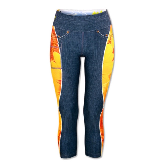 INKnBURN Sunflower Capris - Picture 7 of 14